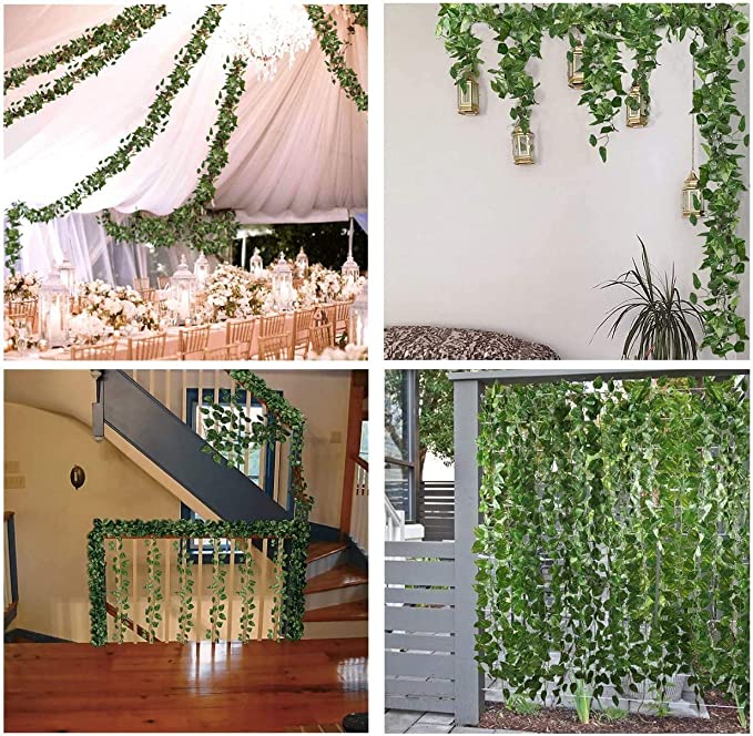 Home Decor Artificial Creeper Money Plant Leaf Garland (Rental) R11 –  Tricity 24