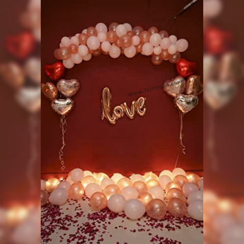 Love White & Golden Theme Wall Decoration (P88).