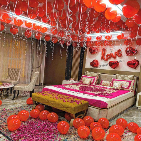 Red Balloon Theme Decoration (P96).