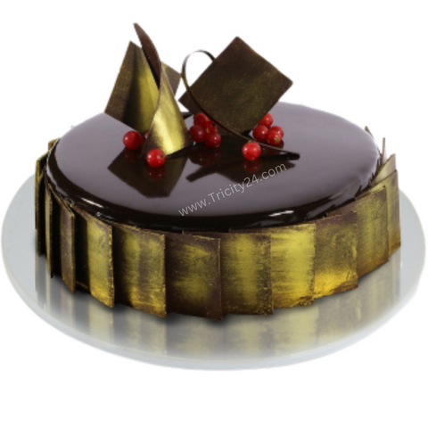 (M02) Chocolaty Mirror Cake (Half Kg).