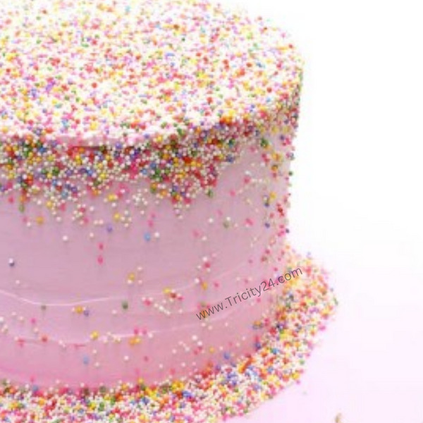 (M05) Pink Cream Cake (Half Kg).