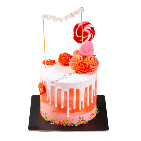 (M100) Party Land Vanilla Cake (1 Kg).