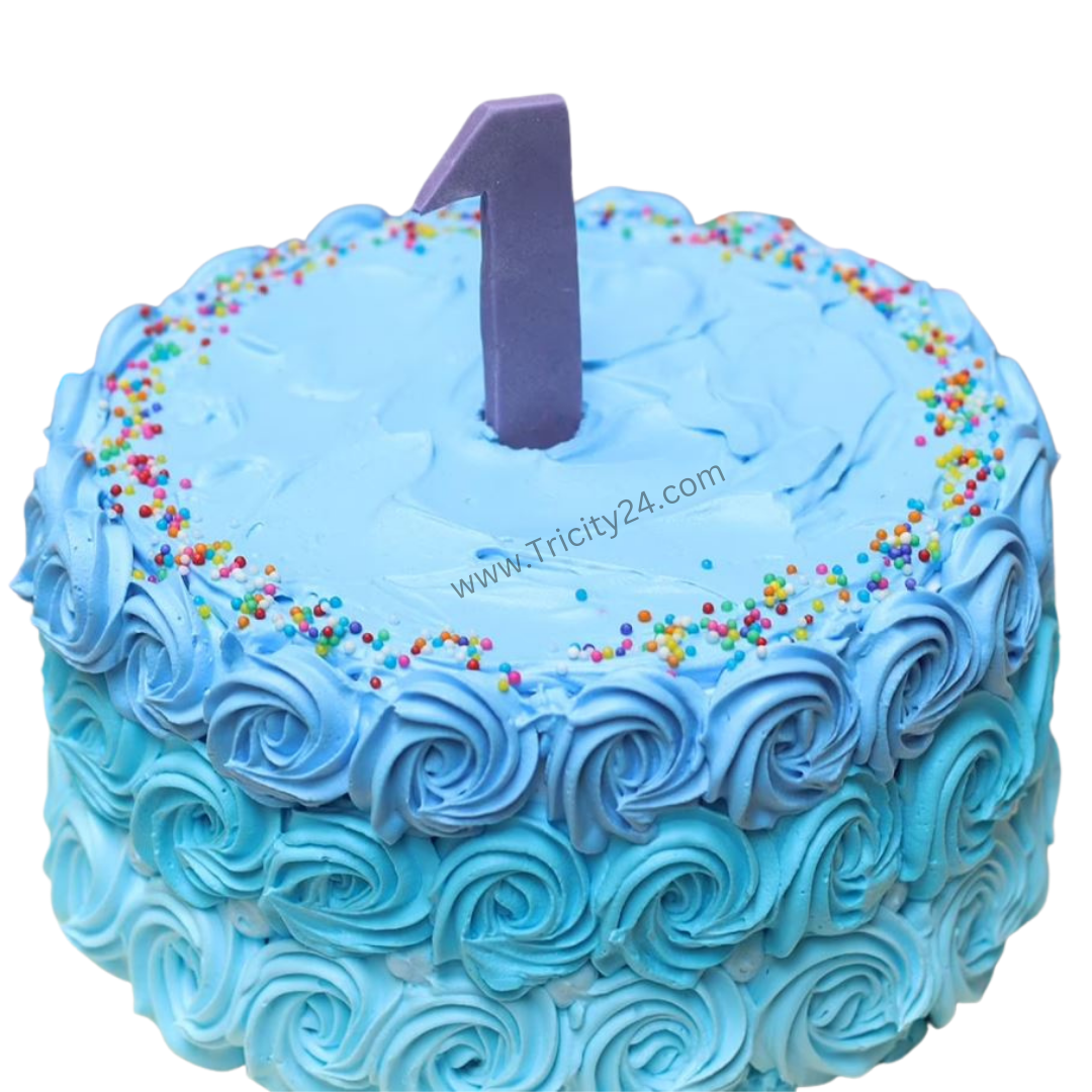 (M31) 1st Birthday Cake (Half Kg).
