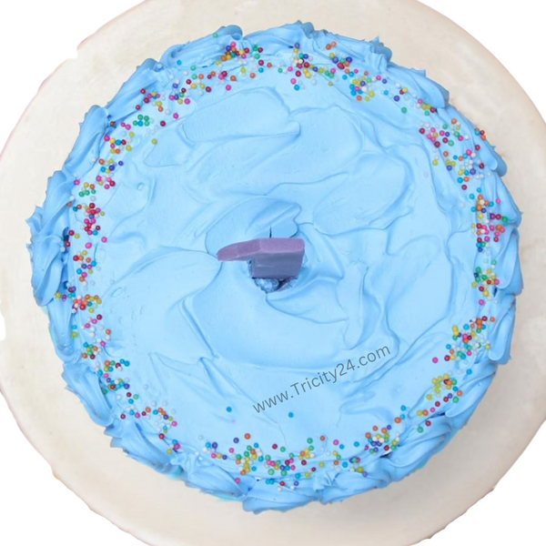 (M13) 1st Birthday Cake (Half Kg).