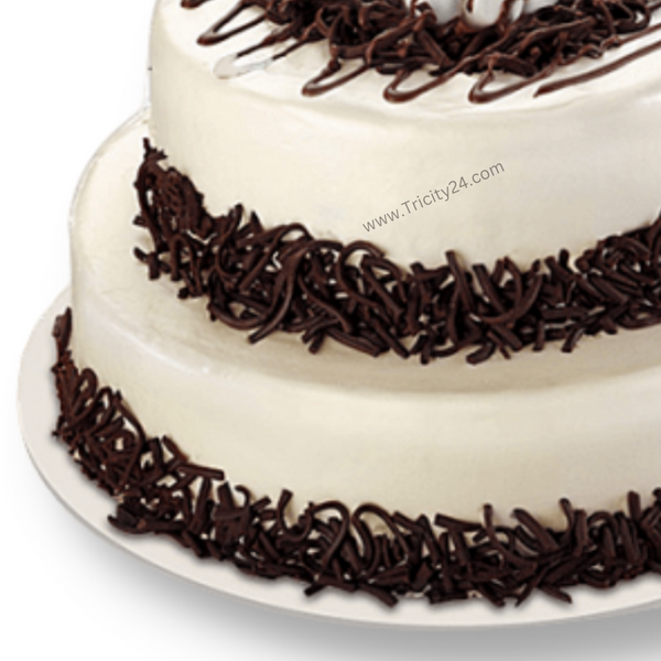 (M154) Vanilla Choco Cake (2 Kg).