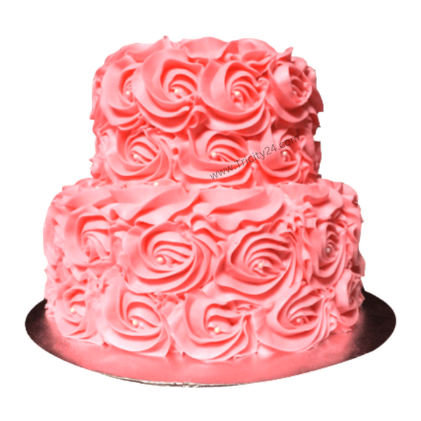 (M160) Bella Rose Cake (2 Kg).