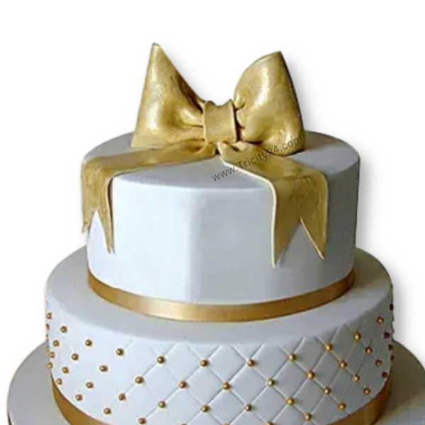 (M164) Golden Ribbon Cake (2 Kg).