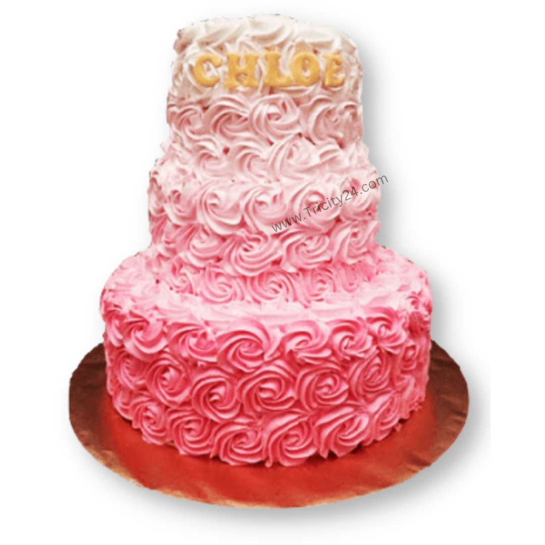 (M166) Rose Victoria Cake (3 Kg).