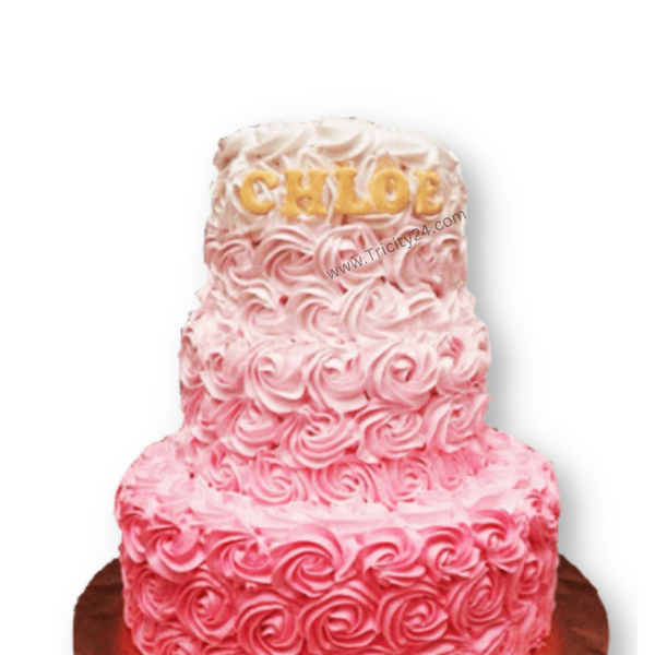 (M166) Rose Victoria Cake (3 Kg).