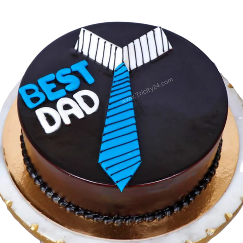 (M211) Best Dad Chocolate Cake (Half Kg).