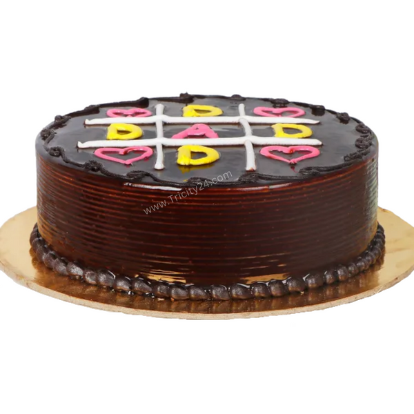 (M212) Special Chocolate Cake For Dad (Half Kg).
