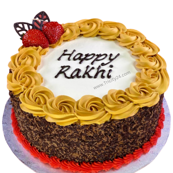 (M267) Raksha Bandhan Cake (Half Kg).