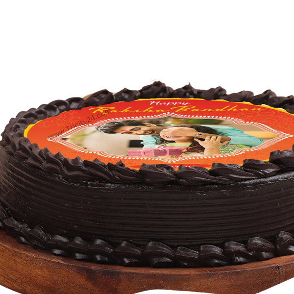 (M270) Personalised Raksha Bandhan Cake (Half Kg).
