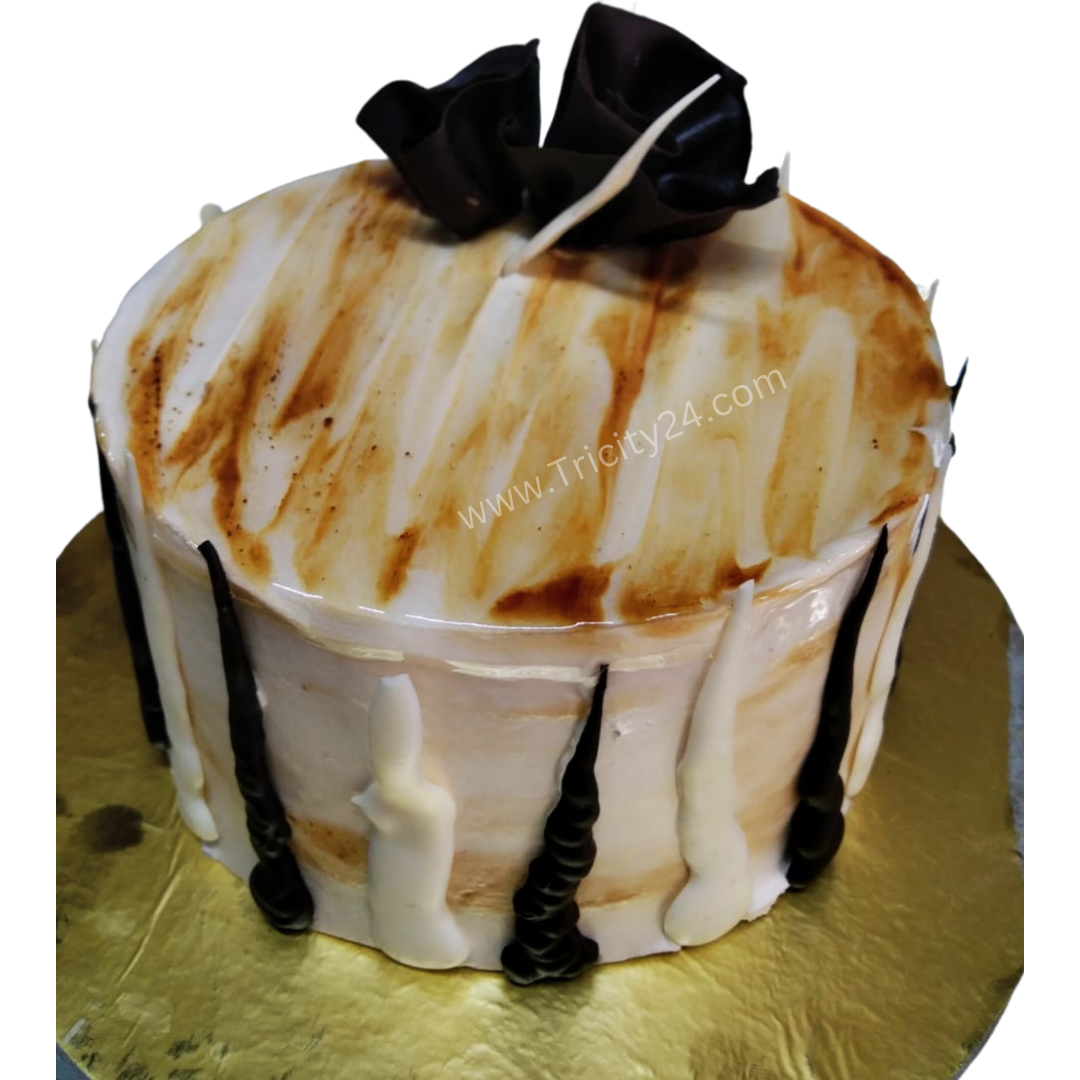 (M295) Cream Chocolate Cake (Half Kg).