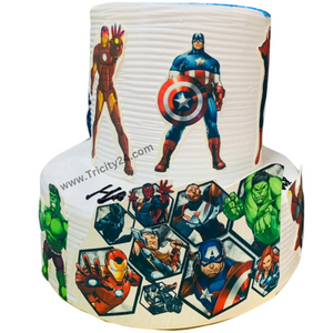 (M332) Avengers 2 Tier Cake (2 Kg).
