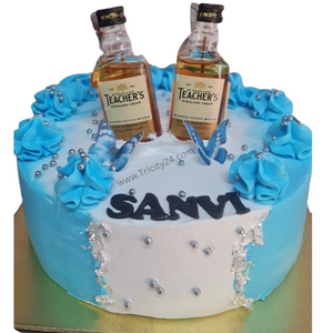 (M345) Liquor Theme Cake (1 Kg).