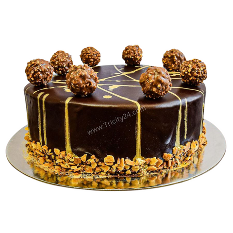 (M35) Creative Ferrero Choco Cake (1 Kg).