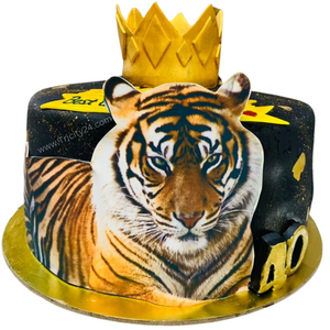 (M369) Tiger Photo Cake (1 Kg).