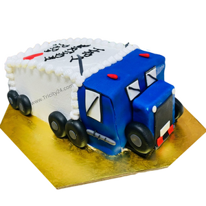 (M373) Truck Theme Birthday Cake (1 Kg).