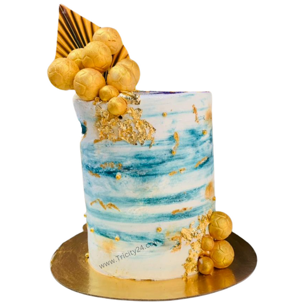 (M407) Marble Buttercream Cake (1 Kg).