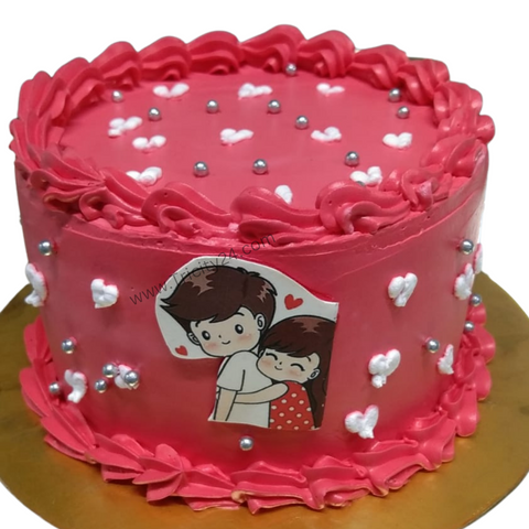 (M413) Red Velvet Cake (Half Kg).