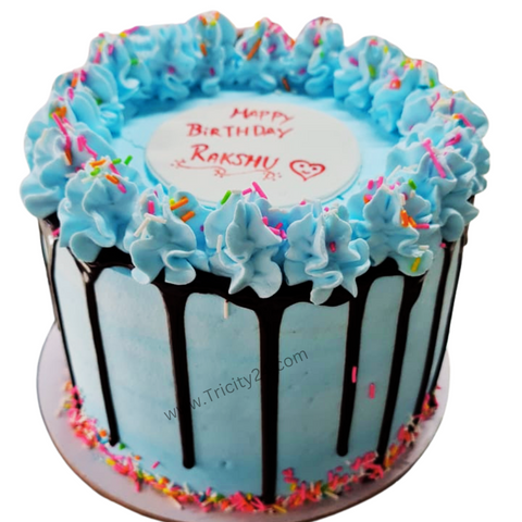 (M440) Blueberry Cream Cake (Half Kg).