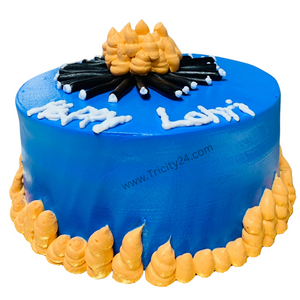 (M476) Happy Lohri Festive Cake (1 Kg).