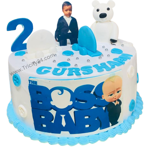(M479) Baby Boss Cartoon Theme Cake (1 Kg).