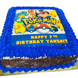 (M491) Pokemon Theme Cake (1 Kg).