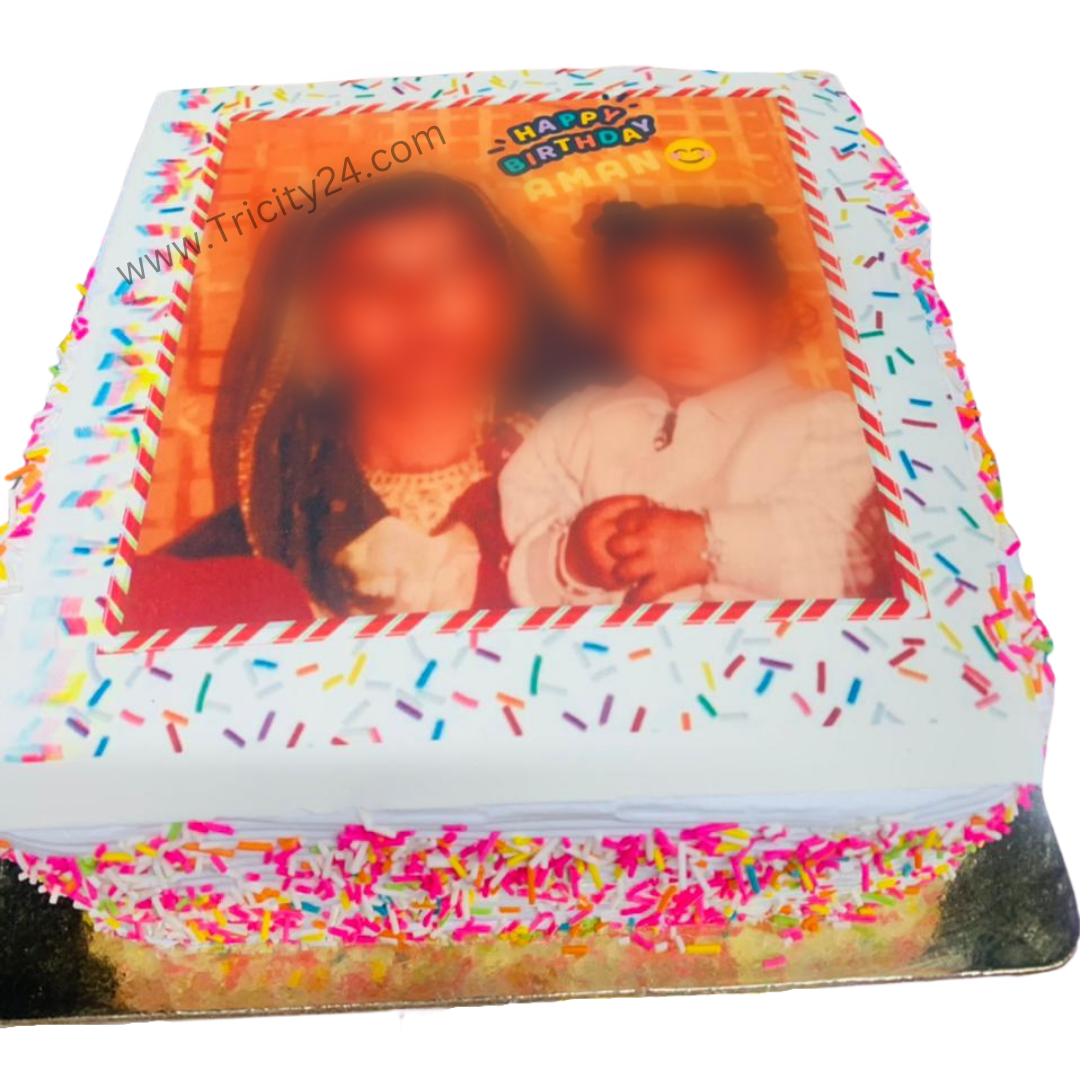 (M495) Photo Birthday Cake (1 Kg).