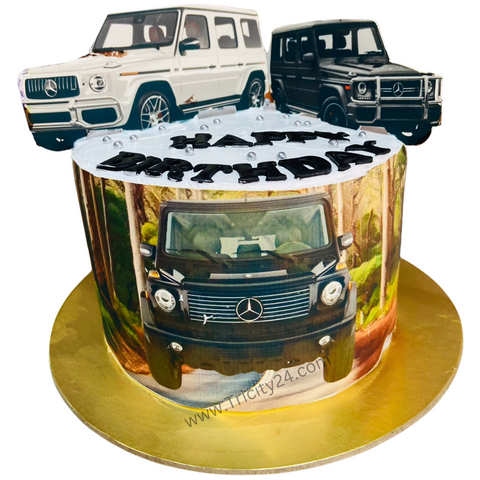 (M496) Car Theme Cake (1 Kg).
