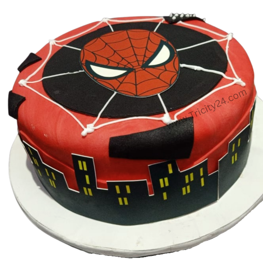(M500) Spiderman Theme Cake (1 Kg).