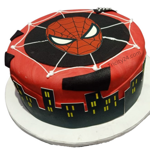 (M500) Spiderman Theme Cake (1 Kg).