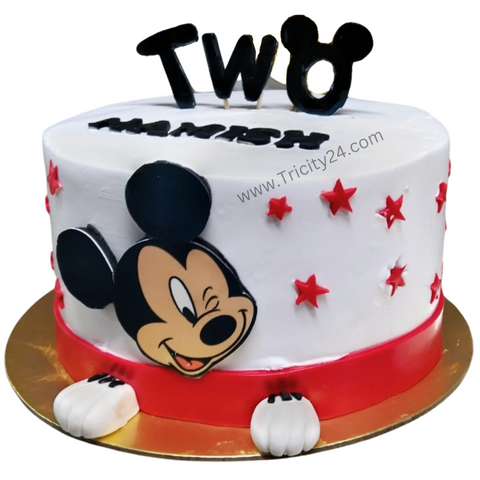 (M503) Mickey Mouse Theme Cake (1 Kg).
