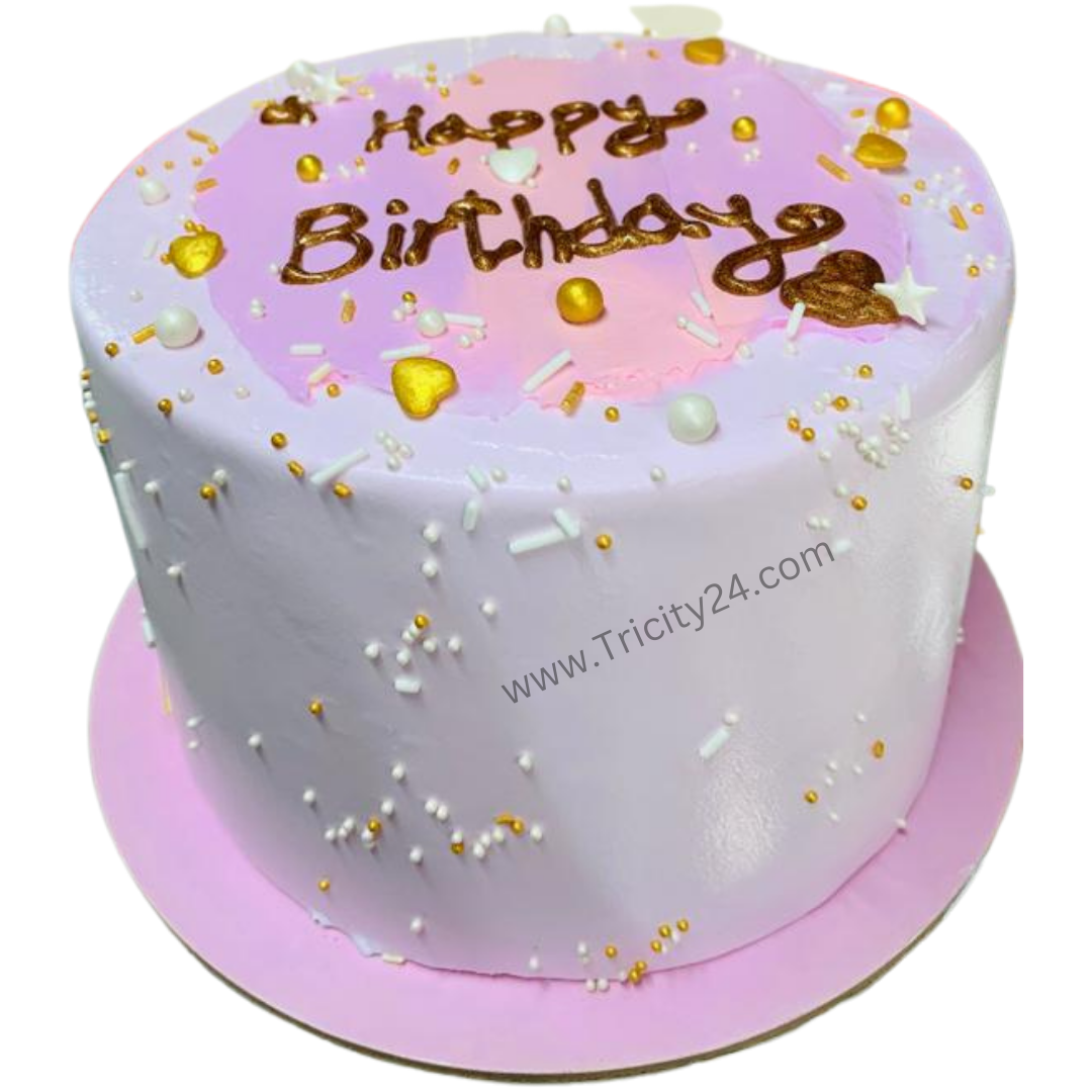 (M517) Happy Birthday Cake (Half Kg).