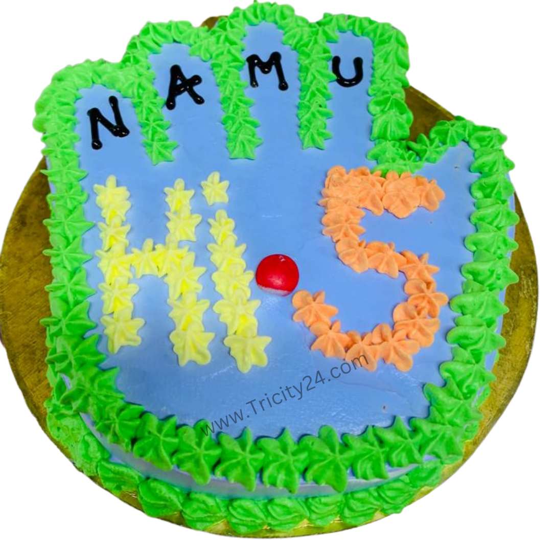 (M518) Hi 5 Birthday Cake (Half Kg).