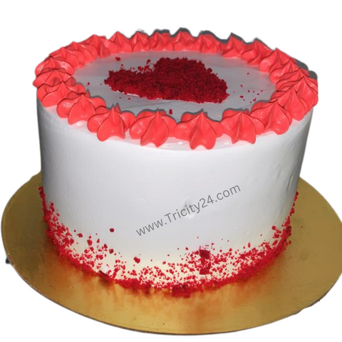 (M523) Classic Red Velvet Cake (Half Kg).