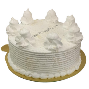 (M530) White Cream Cake (Half Kg).