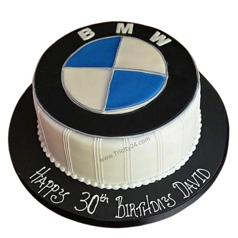 (M75) BMW Lover Theme Cake (1 Kg).