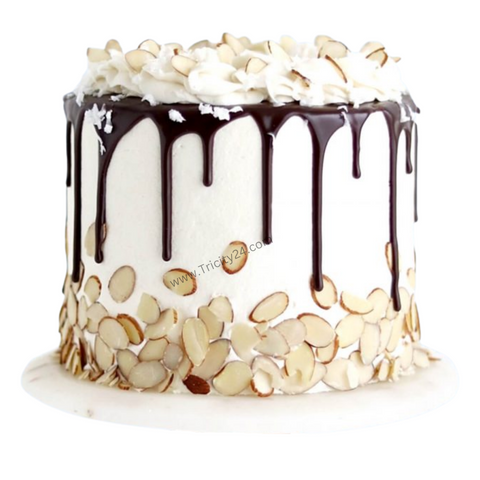 (M85) Almond Vanilla Chocolate Joy Cake (Half Kg).