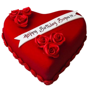 (M174) Valentine Red Velvet Cake (1 Kg).