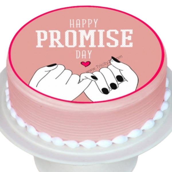 (M186) Promise Day Cake (Half Kg).