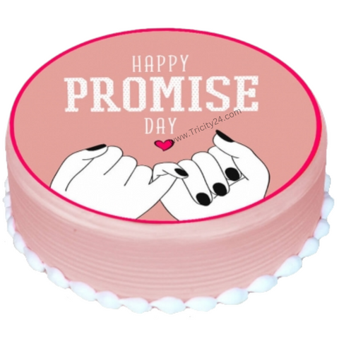 (M186) Promise Day Cake (Half Kg).