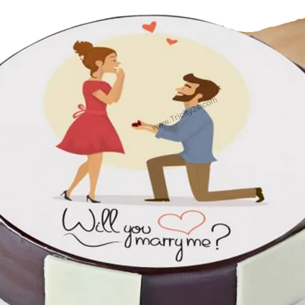 (M191) Marry Me Cake (Half Kg).