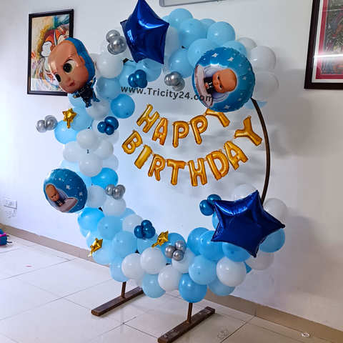 Baby Boss Theme Balloon Decoration (P467).
