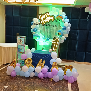 Stage Balloon Decoration For Kids Birthday (P477).