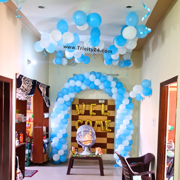 Welcome Baby Balloon Decoration (P478).