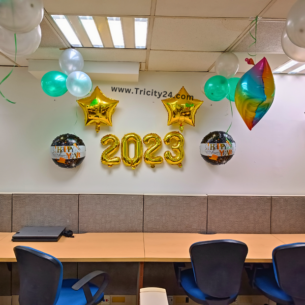 New Year Office Balloon Decoration (P508).