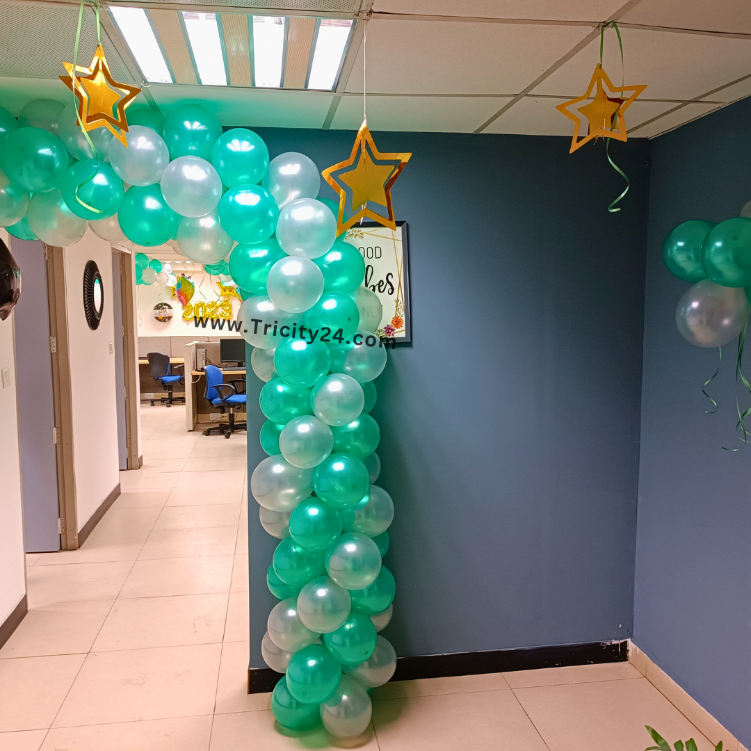 New Year Office Balloon Decoration (P508).