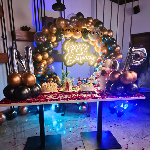 Ring Birthday Balloon Decoration (P520).